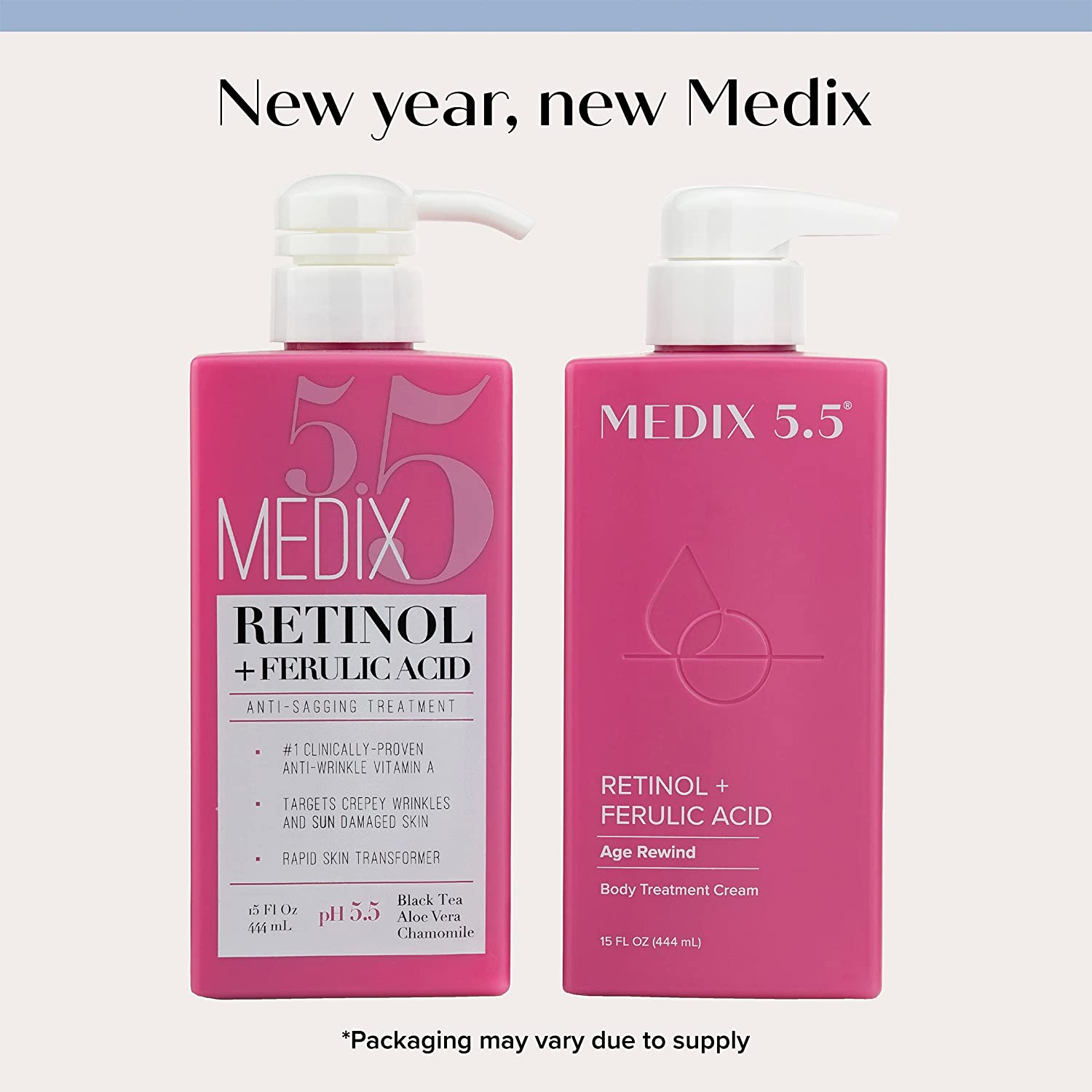 2 Packs Of Medix 5.5 Retinol Cream with Ferulic Acid Anti-Sagging Treatment