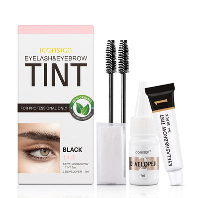 ICONSIGN Eyelash Eyebrow Dye Tint Kit Brow Lamination Mascara Lift Tinting Tattoo Dye Eyes Makeup Tools - Pure Organic Skincare 