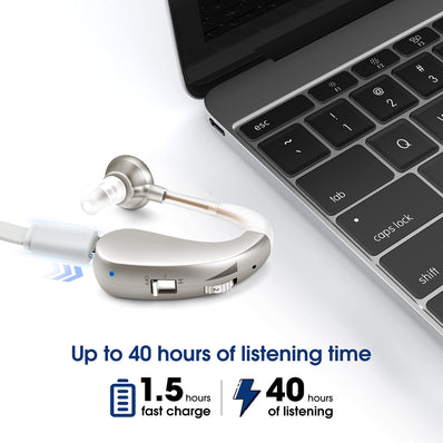 Behind-the-ear Hearing Aid - Pure Organic Skincare 