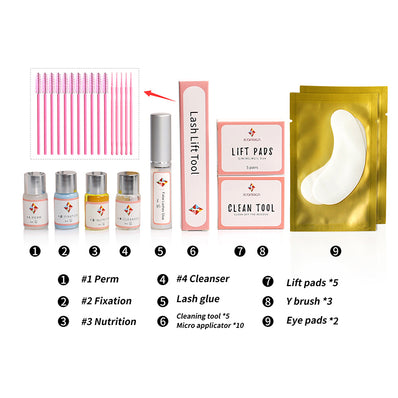 Upgrade Version Lash Lift Kit ICONSIGN Lifting Perm Eyelash Eyes Makeup Tools - Pure Organic Skincare 