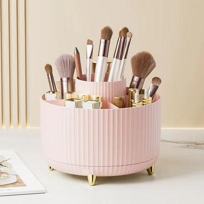 Rotating Cosmetic Brush Holder