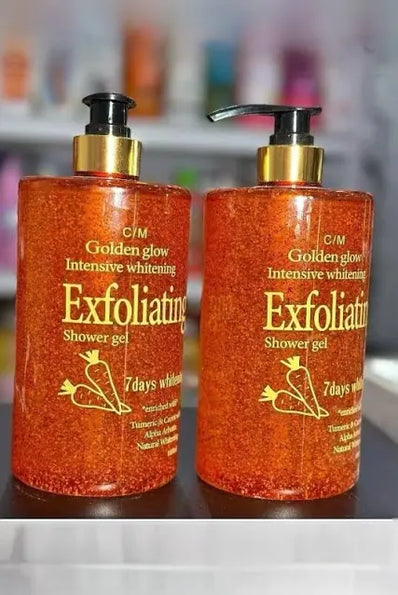 Golden Glow Intensive Whitening And Exfoliating Shower Gel 2 Packs