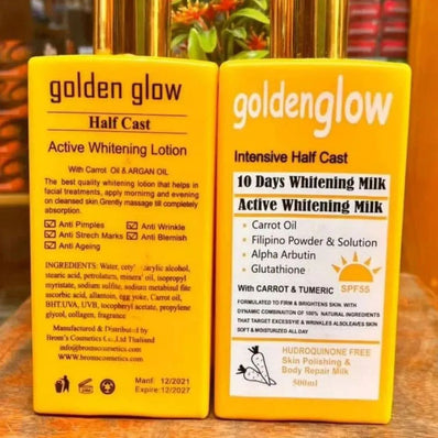 Golden Glow Halfcast Lotion and Face Cream