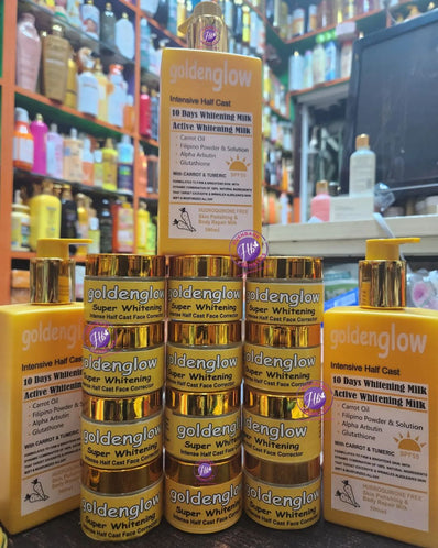 Golden Glow Halfcast Lotion and Face Cream