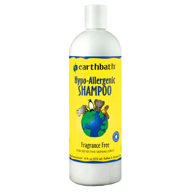 Earthbath THREP0037 All Natural Hypo-Allergenic and Fragrance-Free Shampoo 16-Ounce