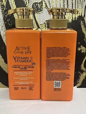 Active caviar vitamin c + turmeric lotion